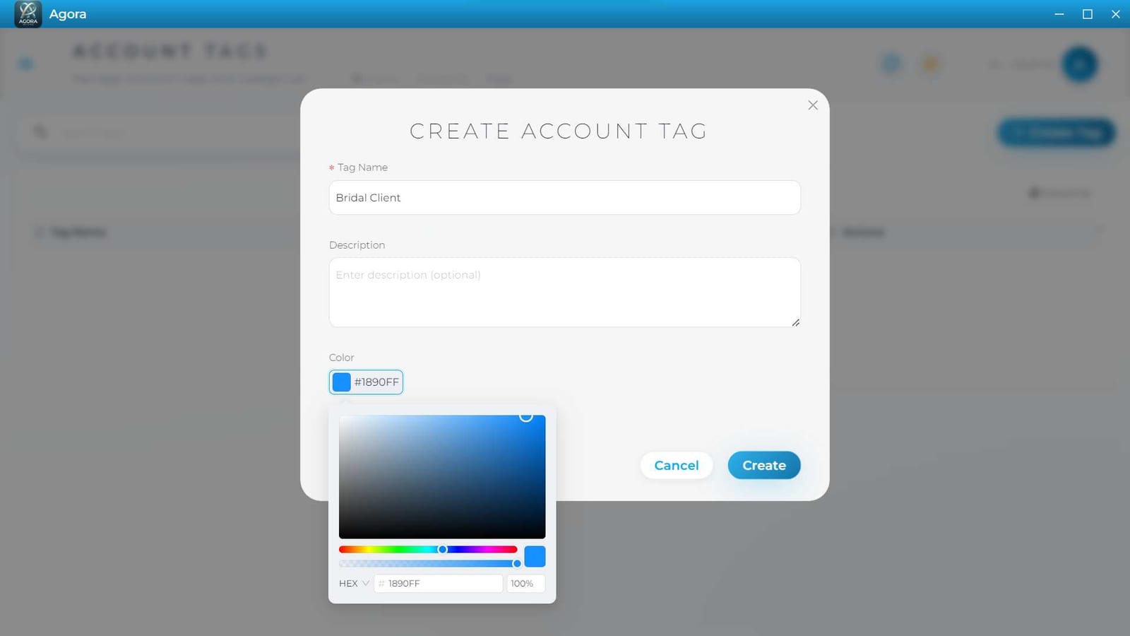 Create Account Tag